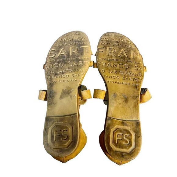 Franco Sarto - Brown Leather Sandals - Picture 5 of 6